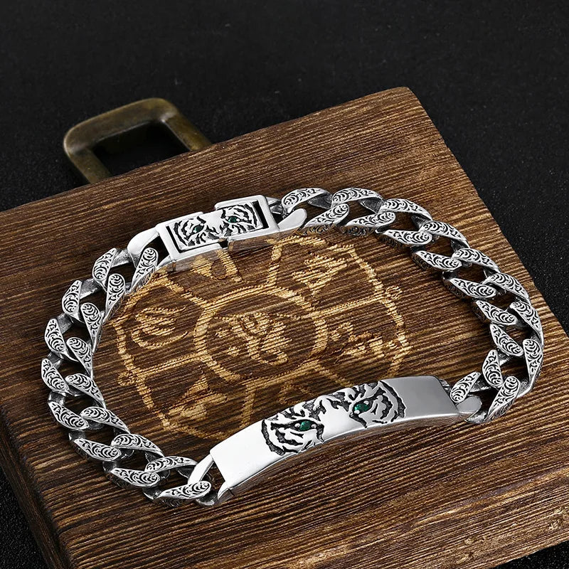 Pulsera de Plata 925 Tiger - Plick