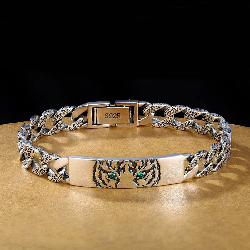 Pulsera de Plata 925 Tiger - Plick