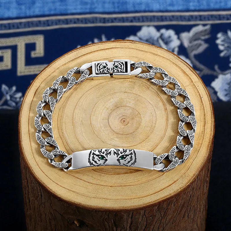 Pulsera de Plata 925 Tiger - Plick