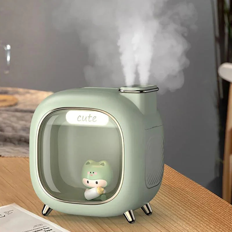 Humidificador Portátil Doble Niebla con Luz Nocturna - Plick