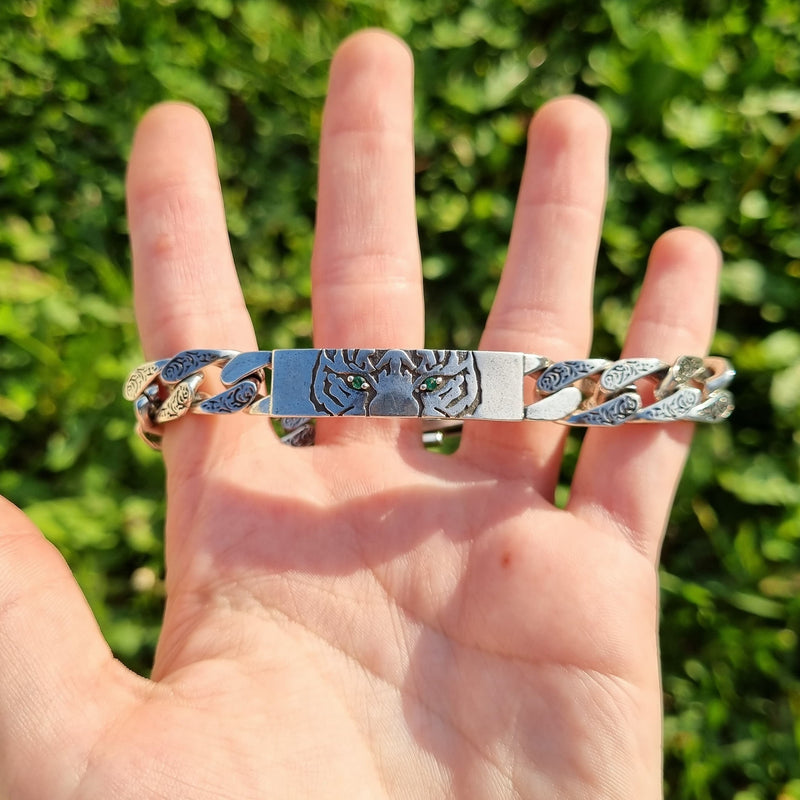 Pulsera de Plata 925 Tiger - Plick