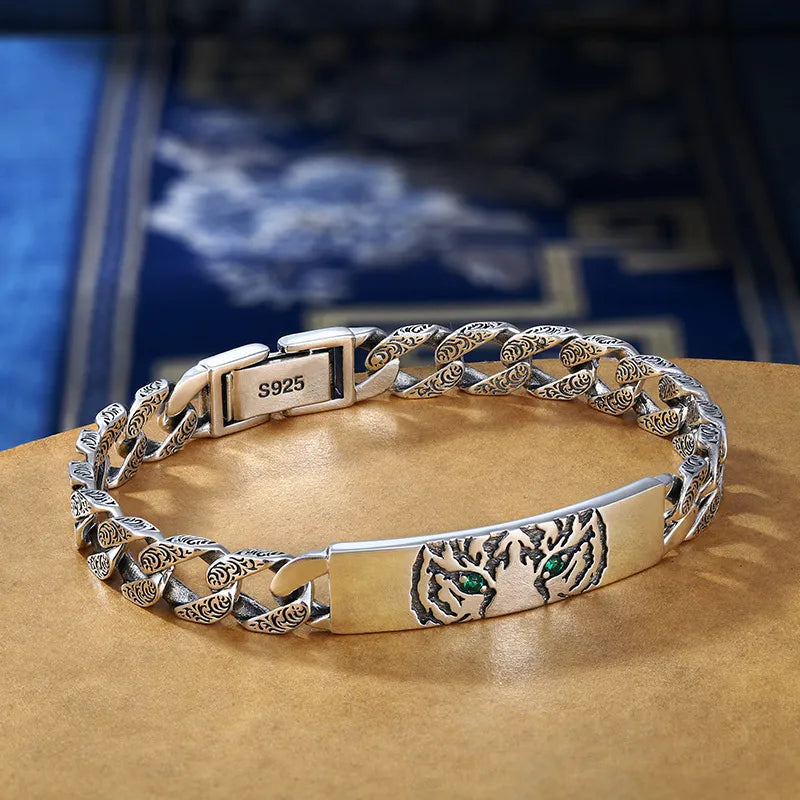 Pulsera de Plata 925 Tiger - Plick